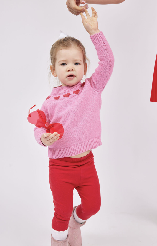 Sail to Sable Kids Heart Sweater