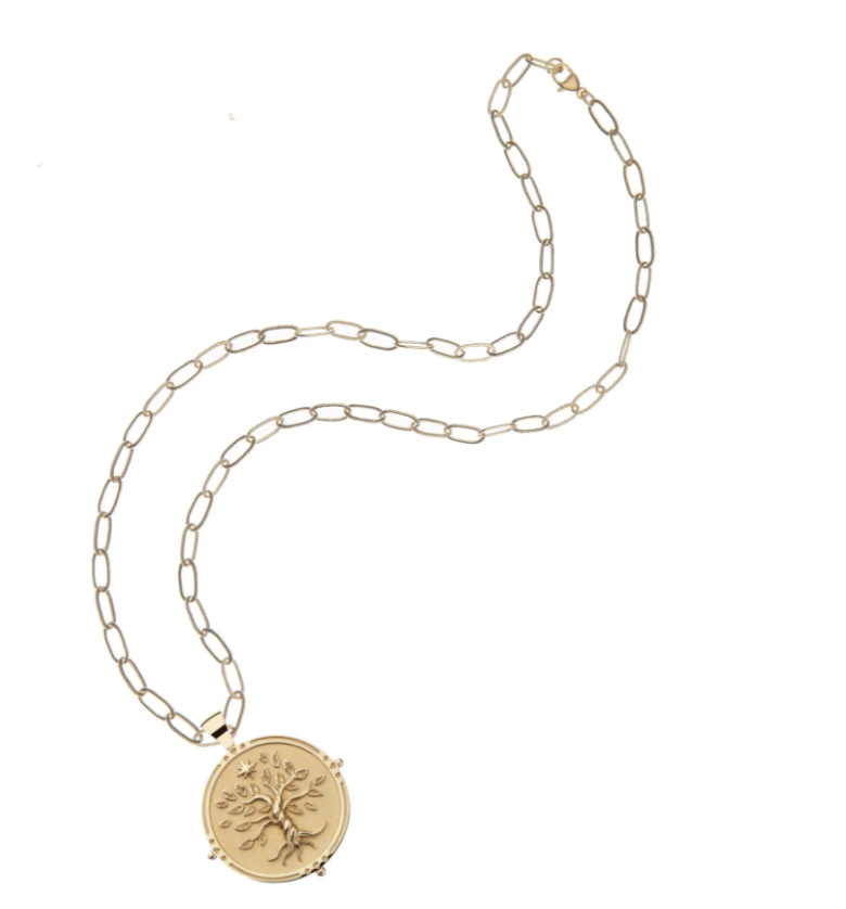 FAITH JW Original Pendant Coin - 18" Drawn Link