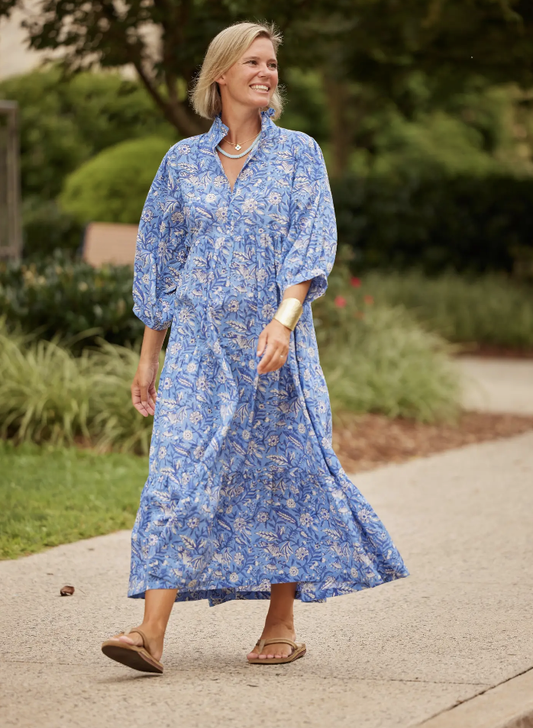 Palmetto Print Dress