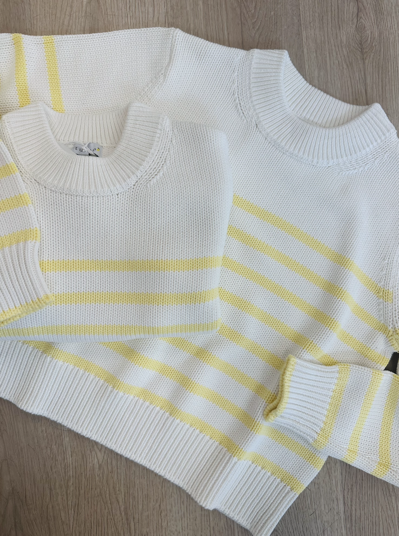 Cabana Yellow Stripe Sweater