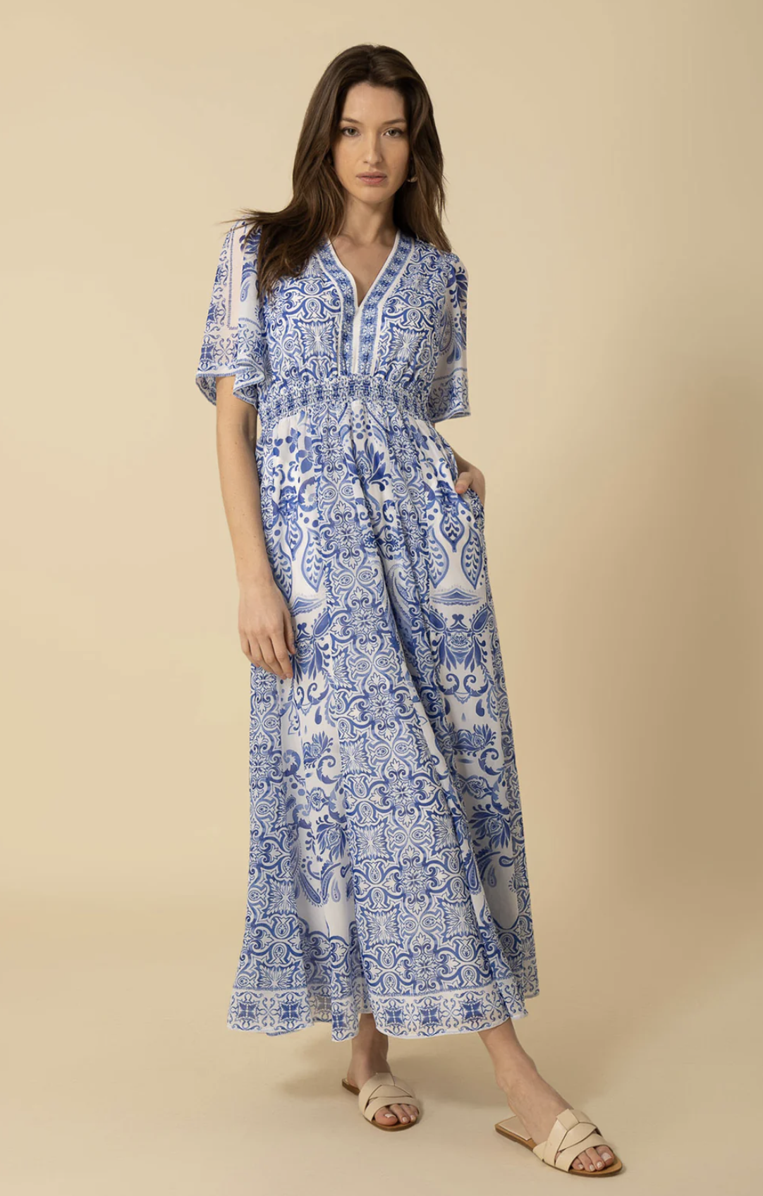 Ellis Chiffon Maxi Dress