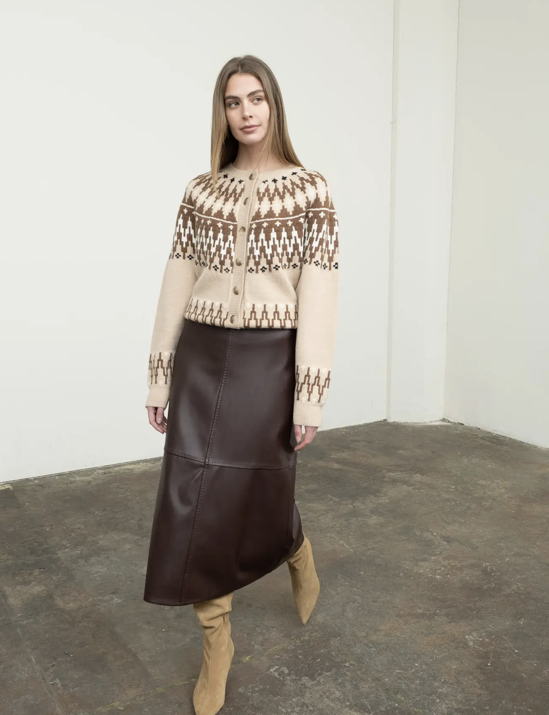 Isle Hairy Button Down Cardigan