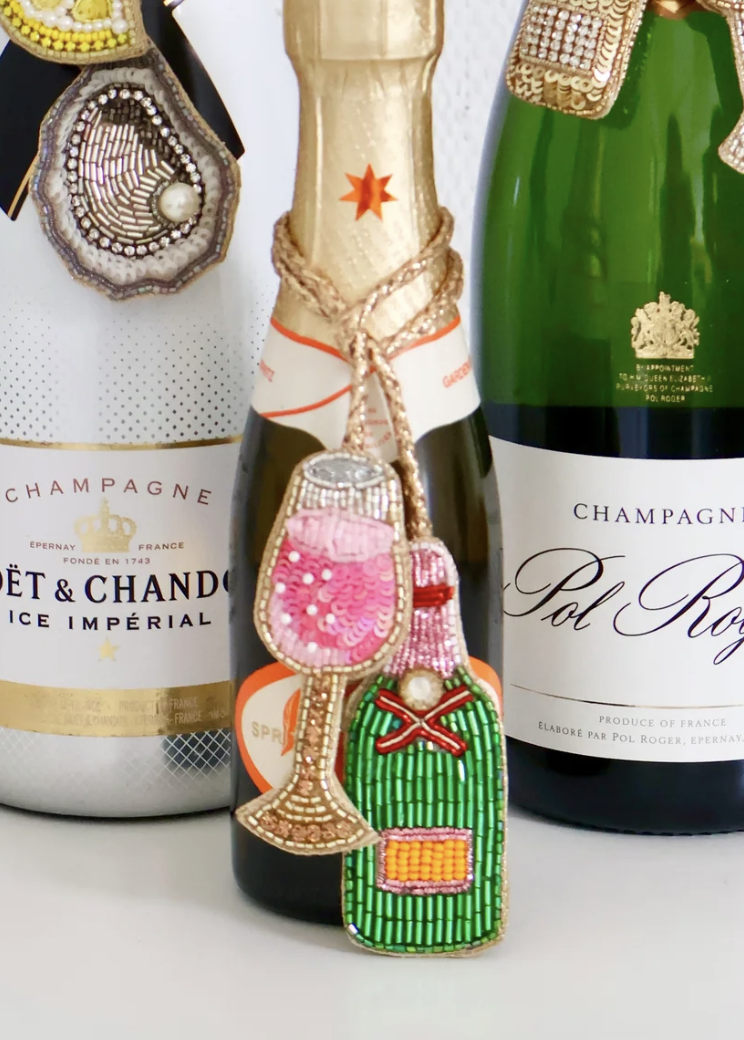 The Colorful Champagne Bag Charm