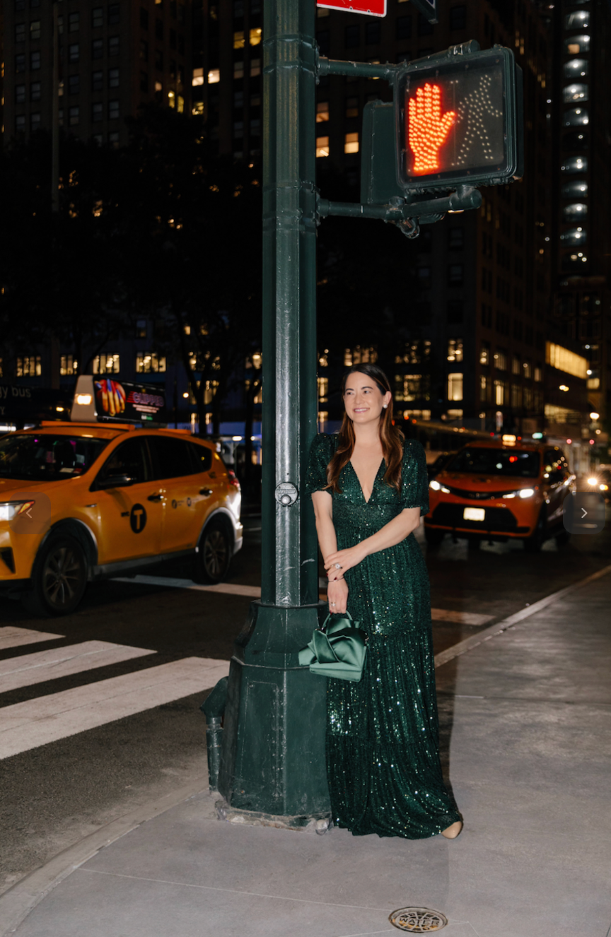 Sail to Sable x Style Charade Emerald Ava Sequin Maxi Dress