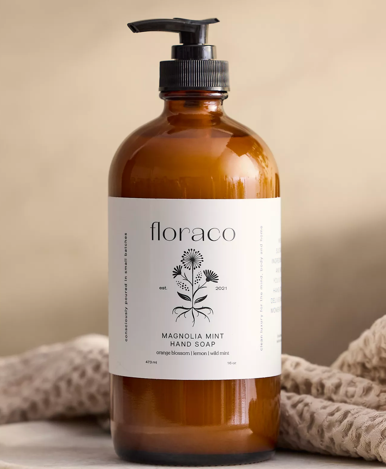 Floraco Magnolia Mint Hand Soap