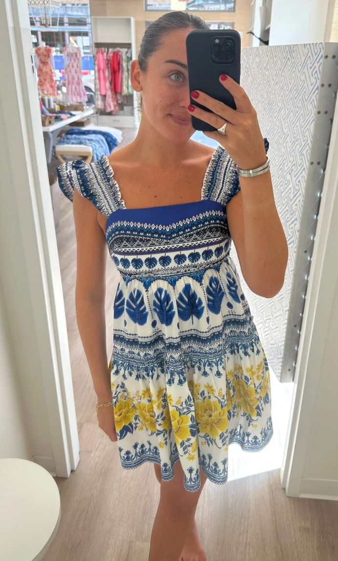 Off-White Zuli Organic Cotton Mini Dress