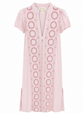 SAMPLE Embroidered Pink Midi Caftan (Small)