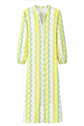 SAMPLE Green/Yellow Belted Maxi Dress (XS)