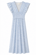 SAMPLE Blue/White Maxi Dress (XS)