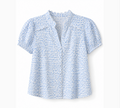 SAMPLE Blue/White Blouse (XS)