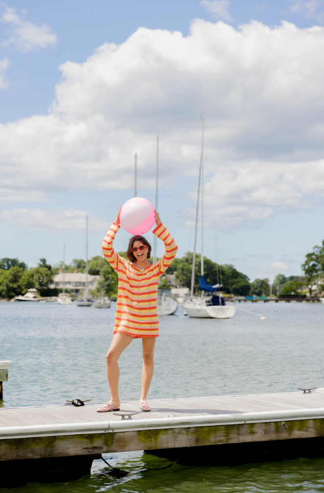 Sunset Stripe Dress