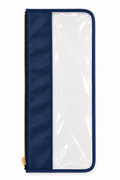 Navy Blue Clear Window Pouch
