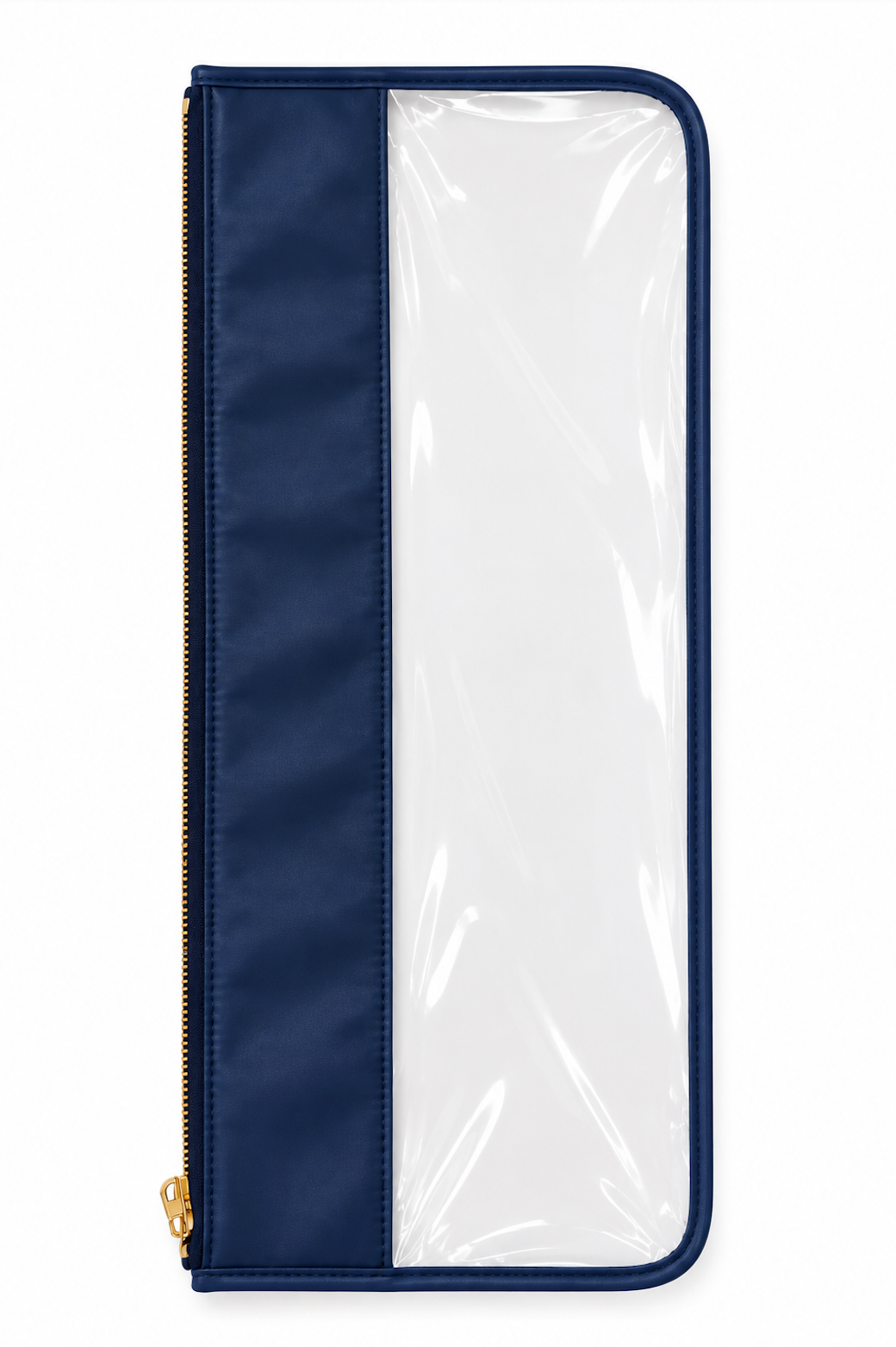 Navy Blue Clear Window Pouch
