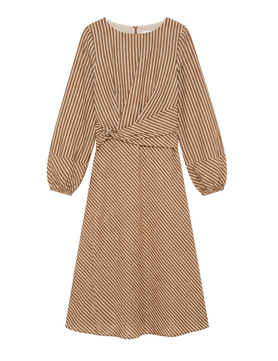 Sadie Dress-Winnetka Stripe