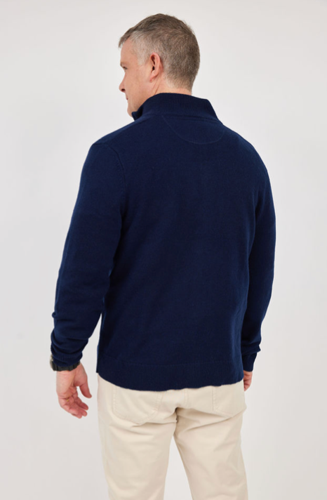 Mens Cashmere Zip -up