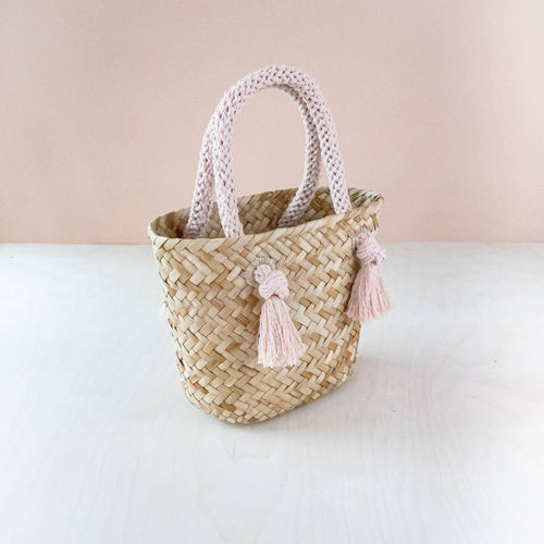 Dusty Rose  Woven Tote