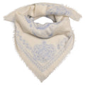 Cashmere Bandana Ornament in Cream