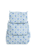 Mona Block Print Makeup Bag in Blue