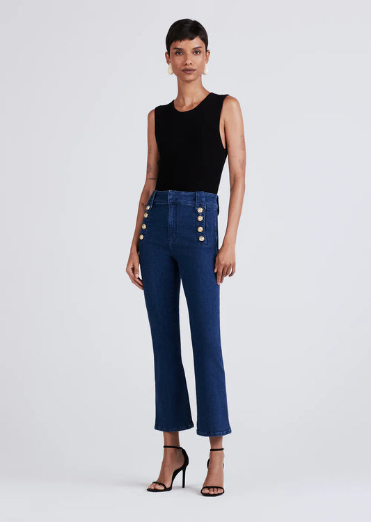 Derek Lam Robertson Cropped Flare Trouser