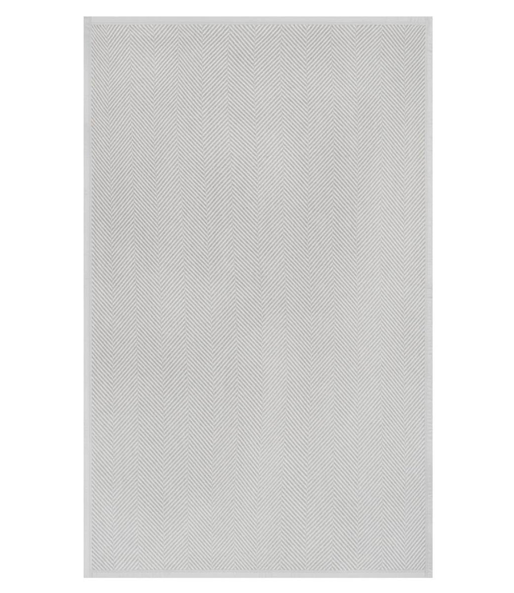 Harborview Herringbone Light Grey Blanket
