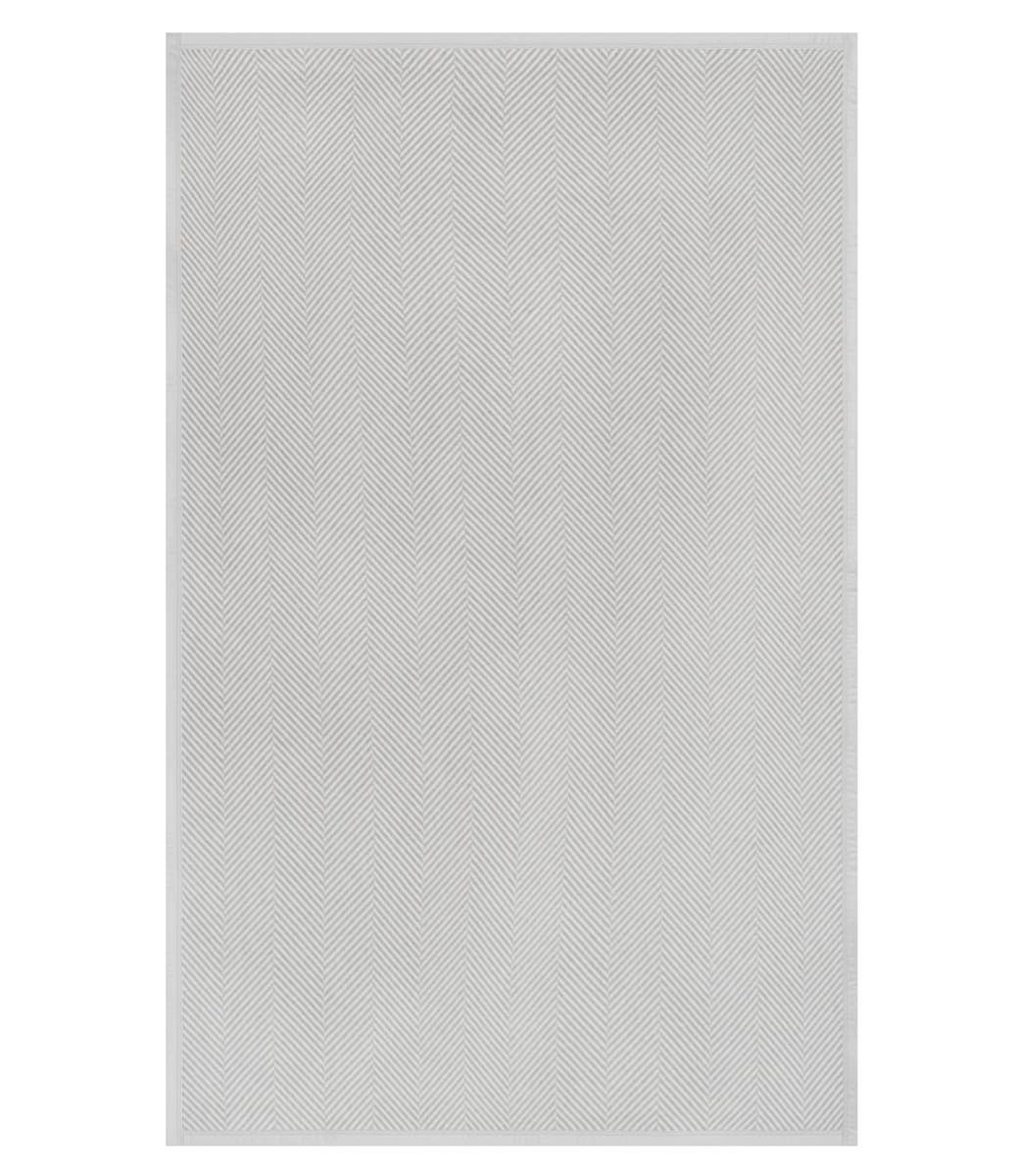 Harborview Herringbone Light Grey Blanket
