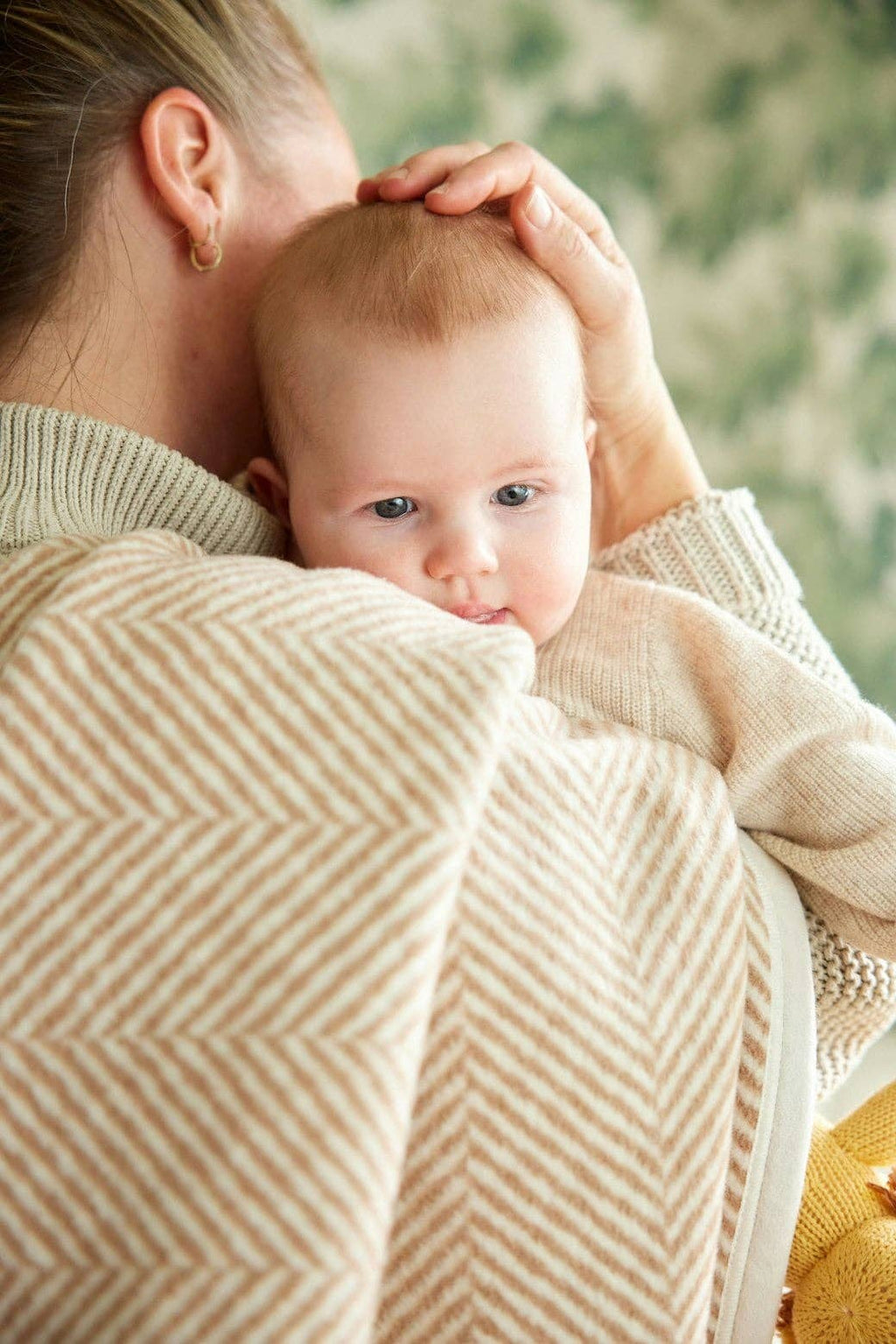 Harborview Herringbone Tan Blanket