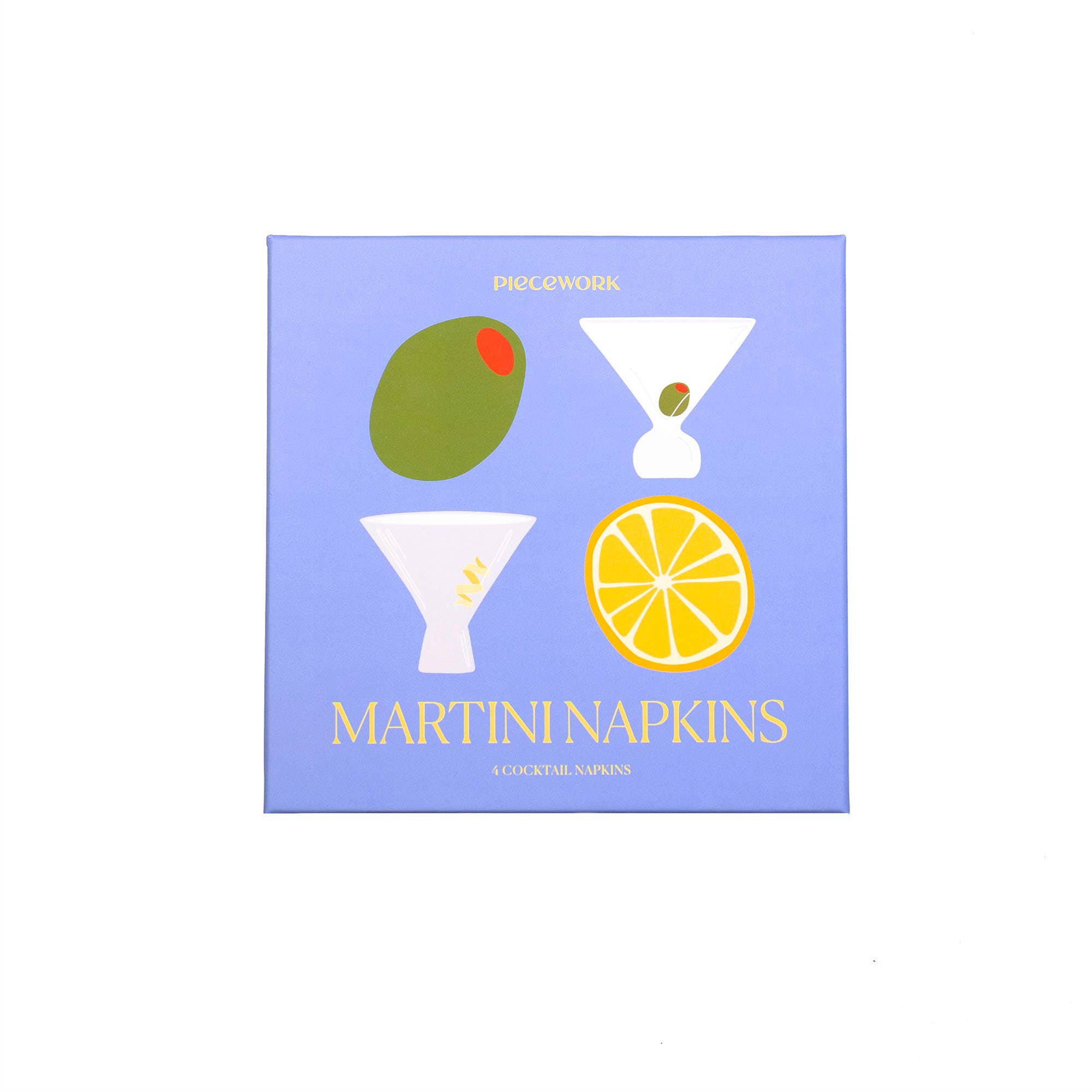 Martini Cocktail Napkins - Set Of 4
