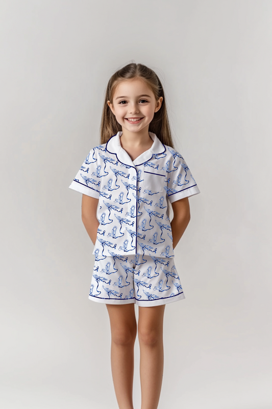 The Scarlett Fund x Sleepy Saturday Pajamas - Children's Short Sleeve & Short Set