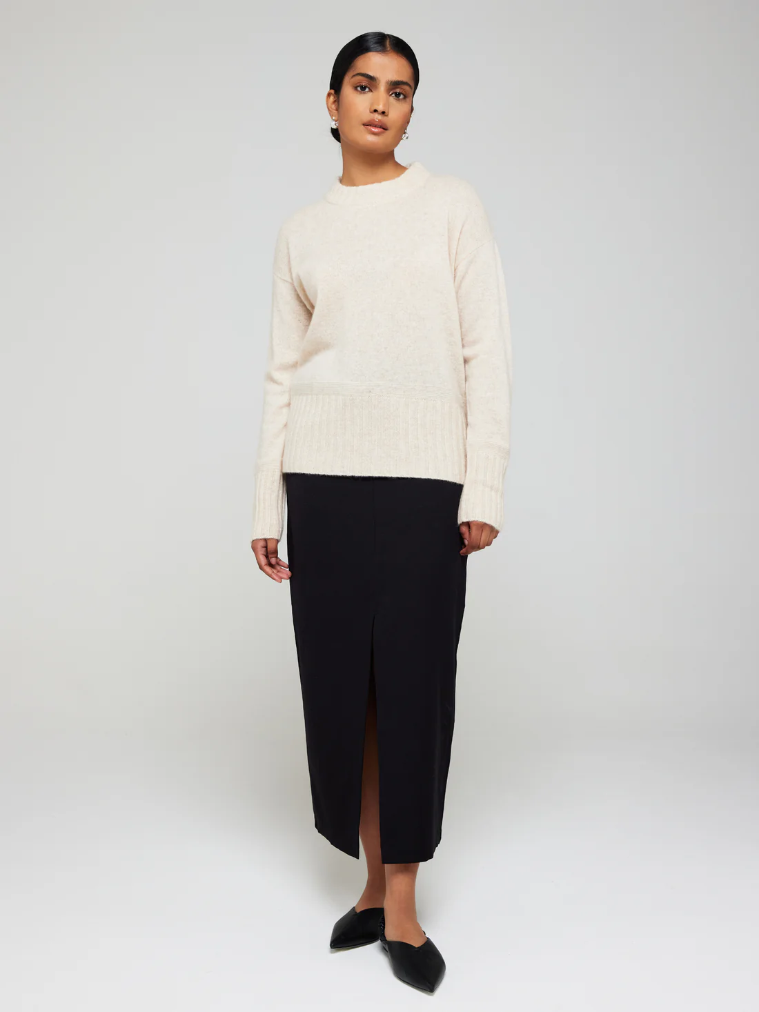 Brodie Cygnet Cashmere Effie Cashmere Crew Neck