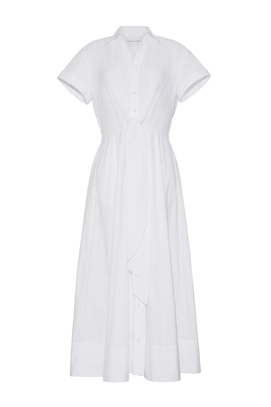 Cara Cara Asbury Midi Dress in White