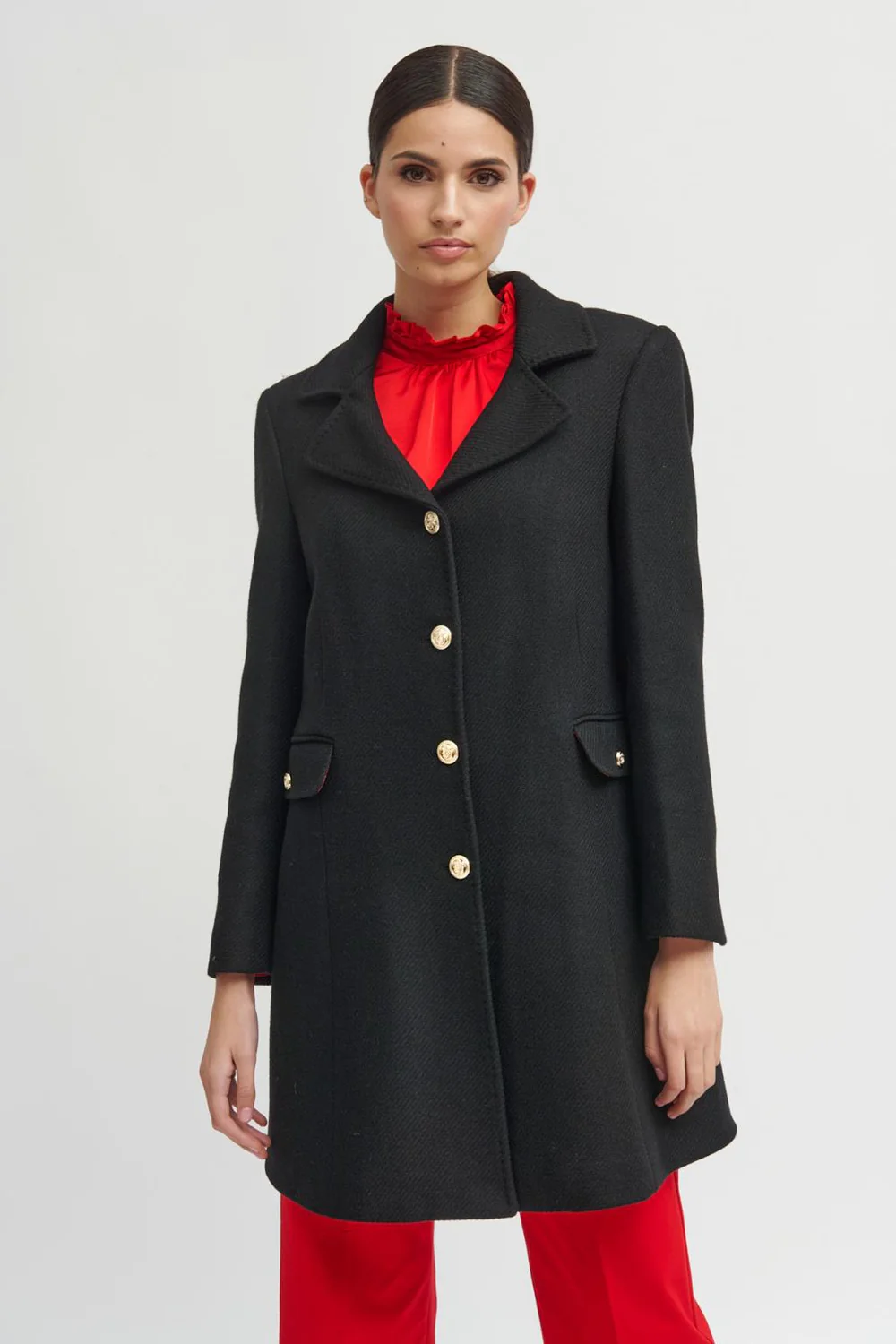 Tinta & Barilouche Navy Vinita Coat