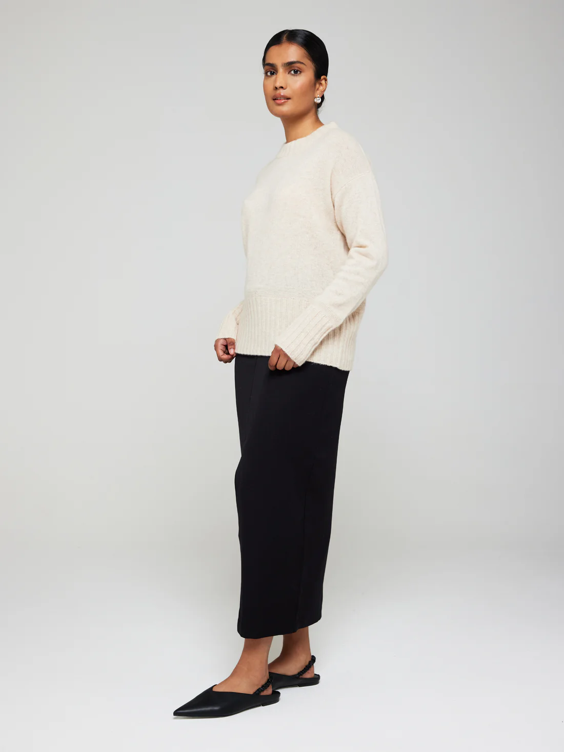 Brodie Cygnet Cashmere Effie Cashmere Crew Neck