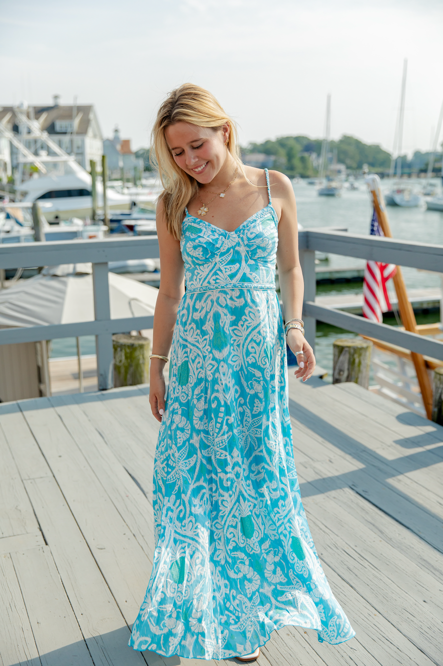 Sail to Sable x Poupette Cara Long Dress