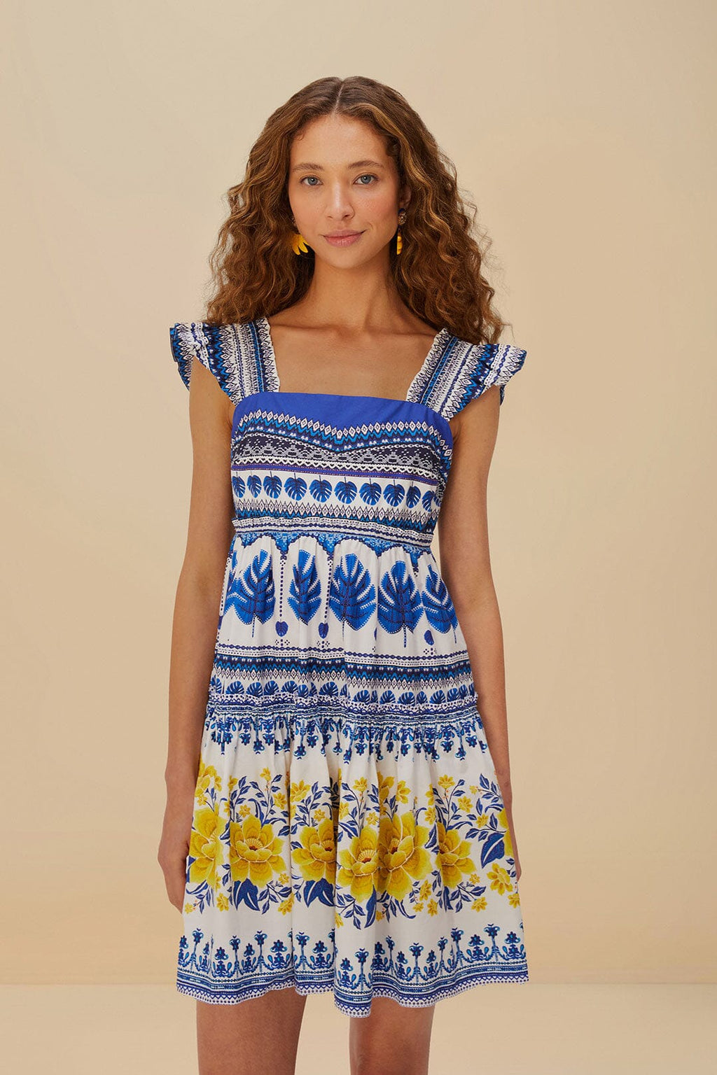 Off-White Zuli Organic Cotton Mini Dress