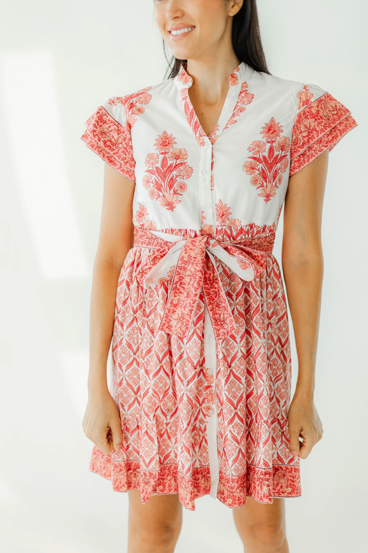 Victoria Dunn Callie Dress in Sunset