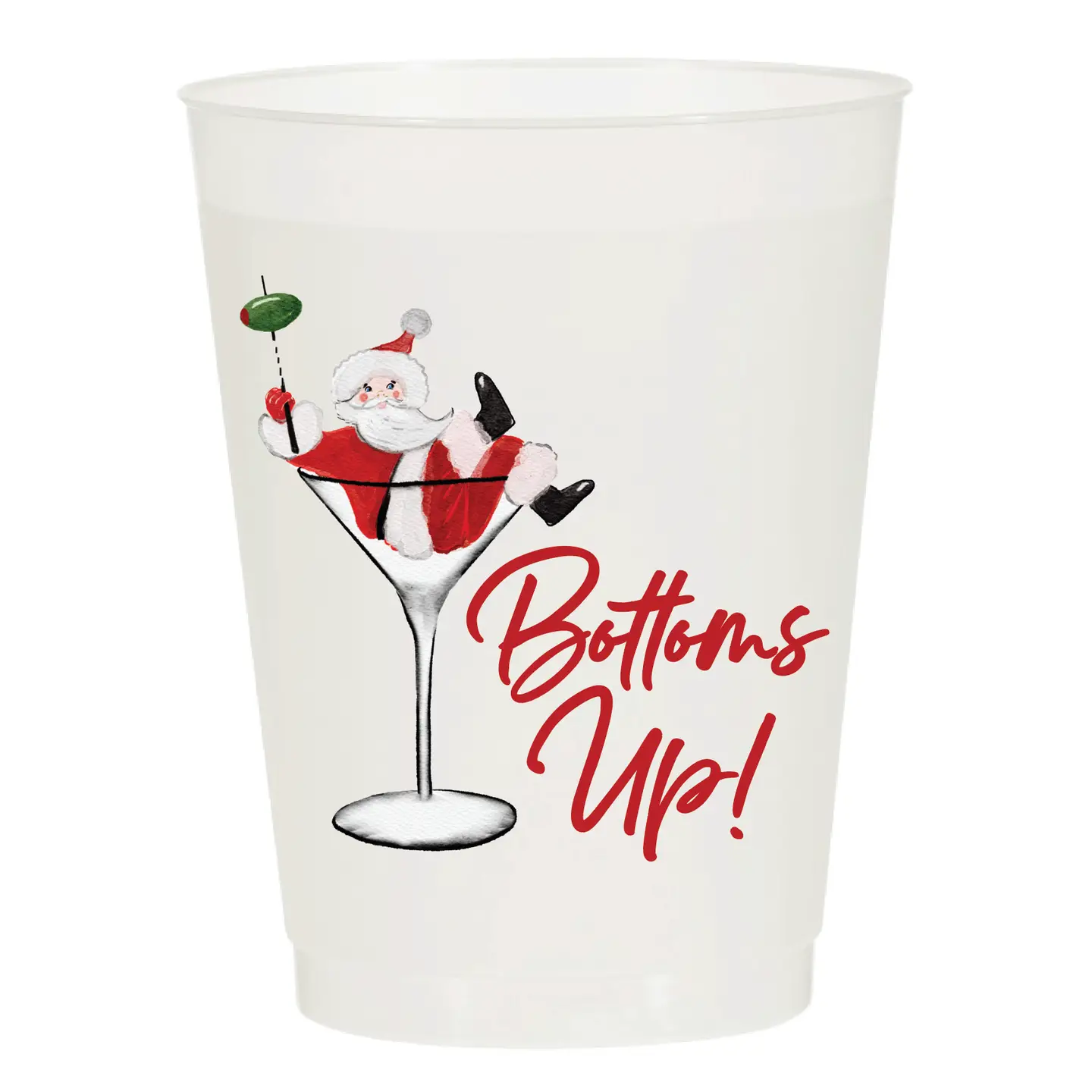 Bottoms Up Frosted Cups
