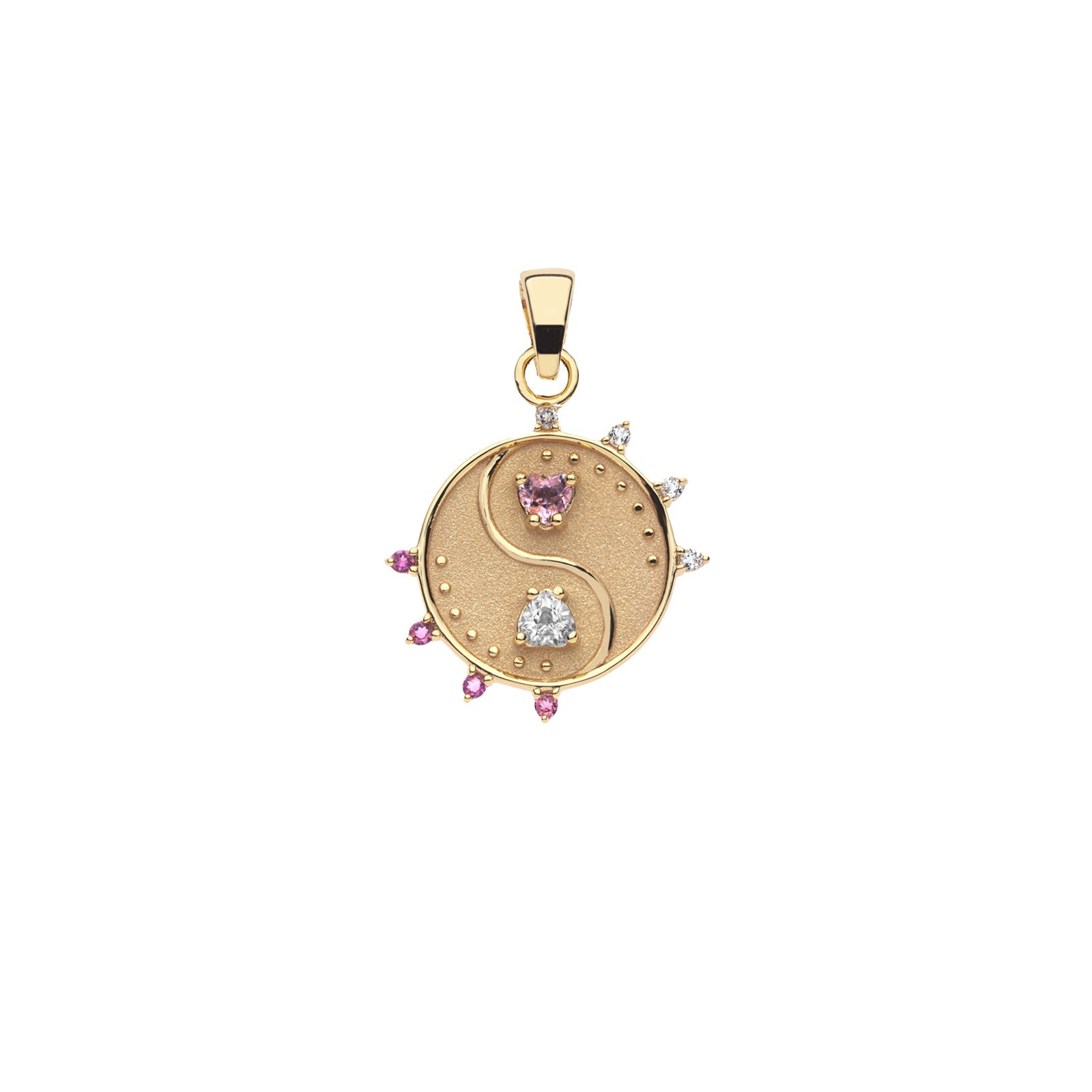 Balance Petite Embellished Coin - Drawn Link Chain