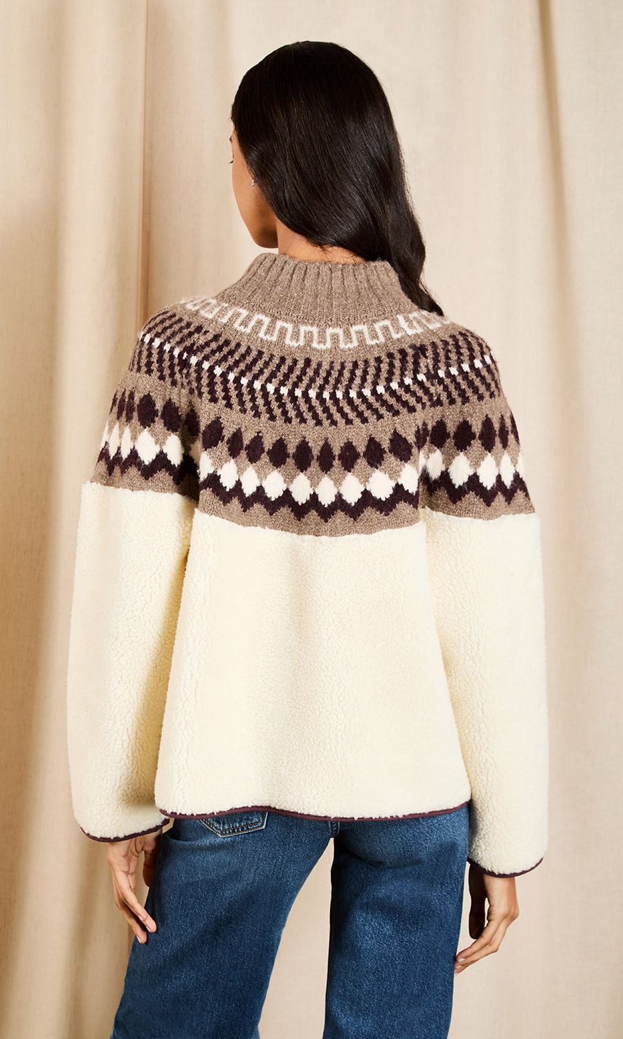 *pre order Oct 5 delivery Alaska Zip-up Sweater