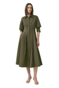 Jazz Pintuck Midi Dress