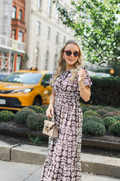 Cinched Waist Midi Dress
