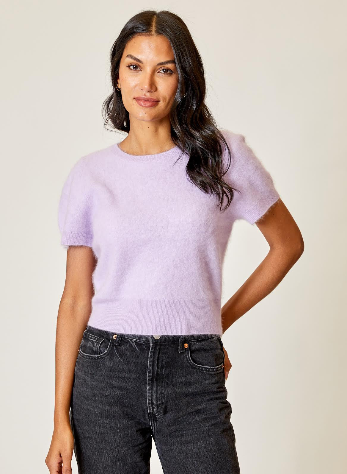 Brushed Cashmere T Shirt