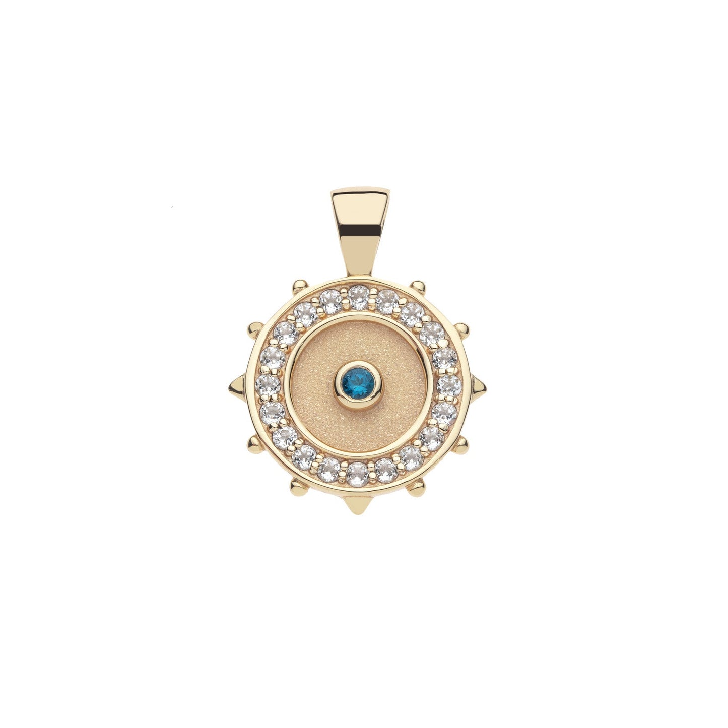 PROTECT Embellished Watchful Eye Pedant - Satellite Chain