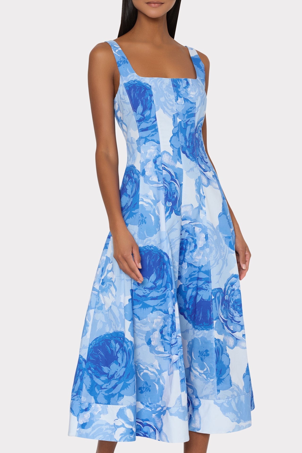 Nia Printed Poplin Dress