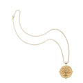 FAITH JW Small Pendant Coin 16-18" Beaded Satellite Chain