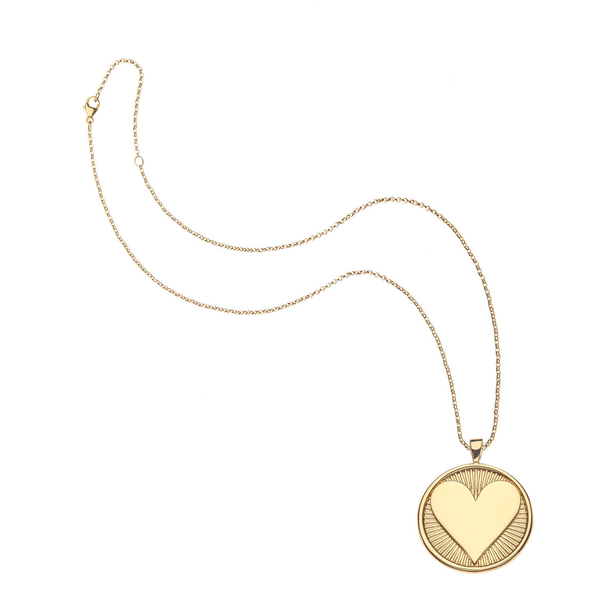 LOVE Hearts Find Me Pendant 16-18" Classic Rolo Chain