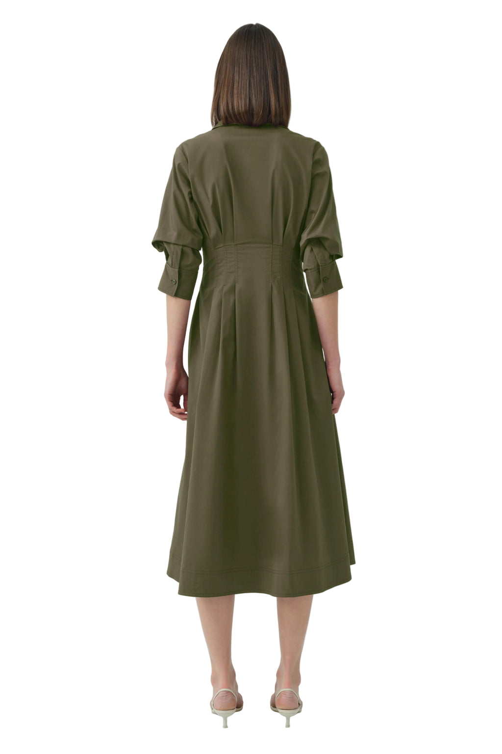 Jazz Pintuck Midi Dress