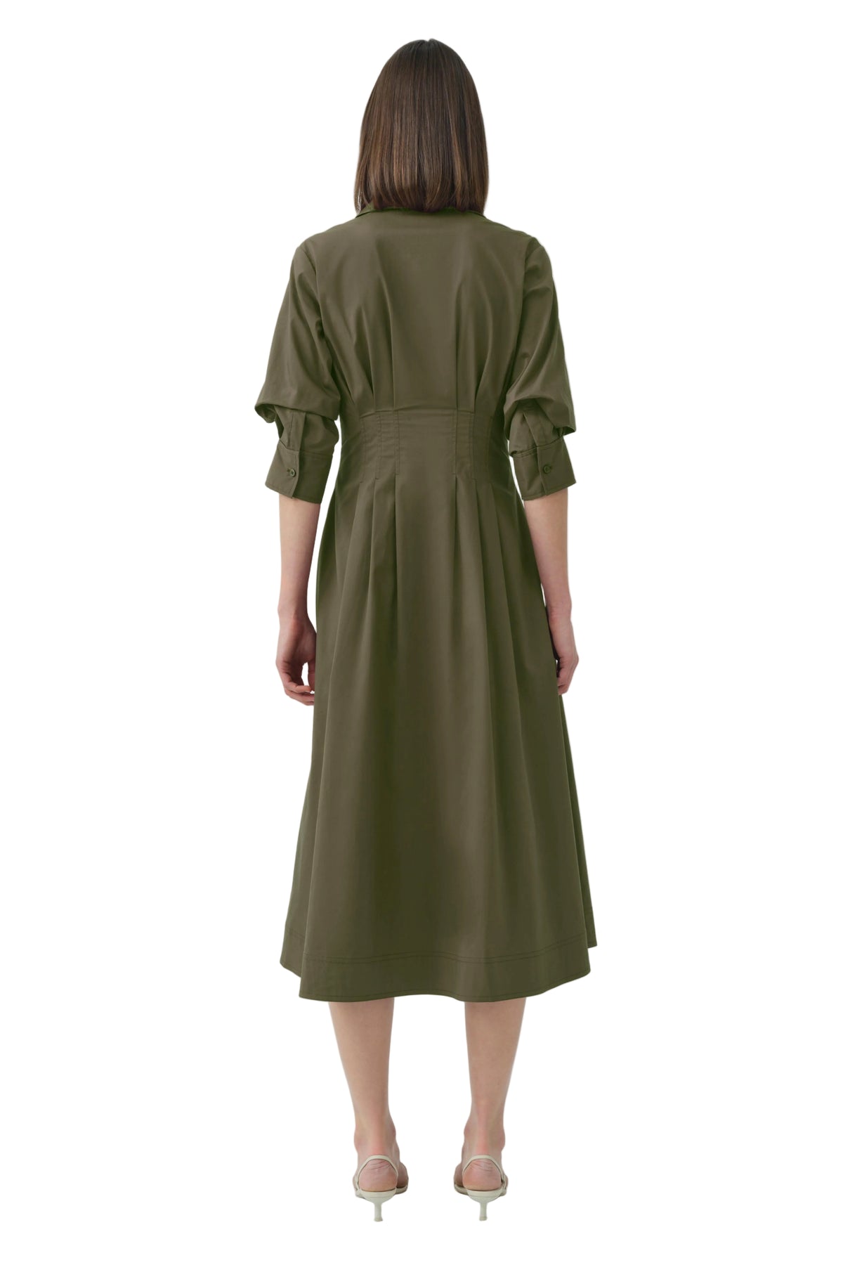 Jazz Pintuck Midi Dress