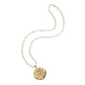 HOPE JW Original Pendant Coin 18" Drawn Link Chain
