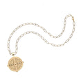 SISTERS Forever JW Original Pendant Coin 18" Drawn Link Chain