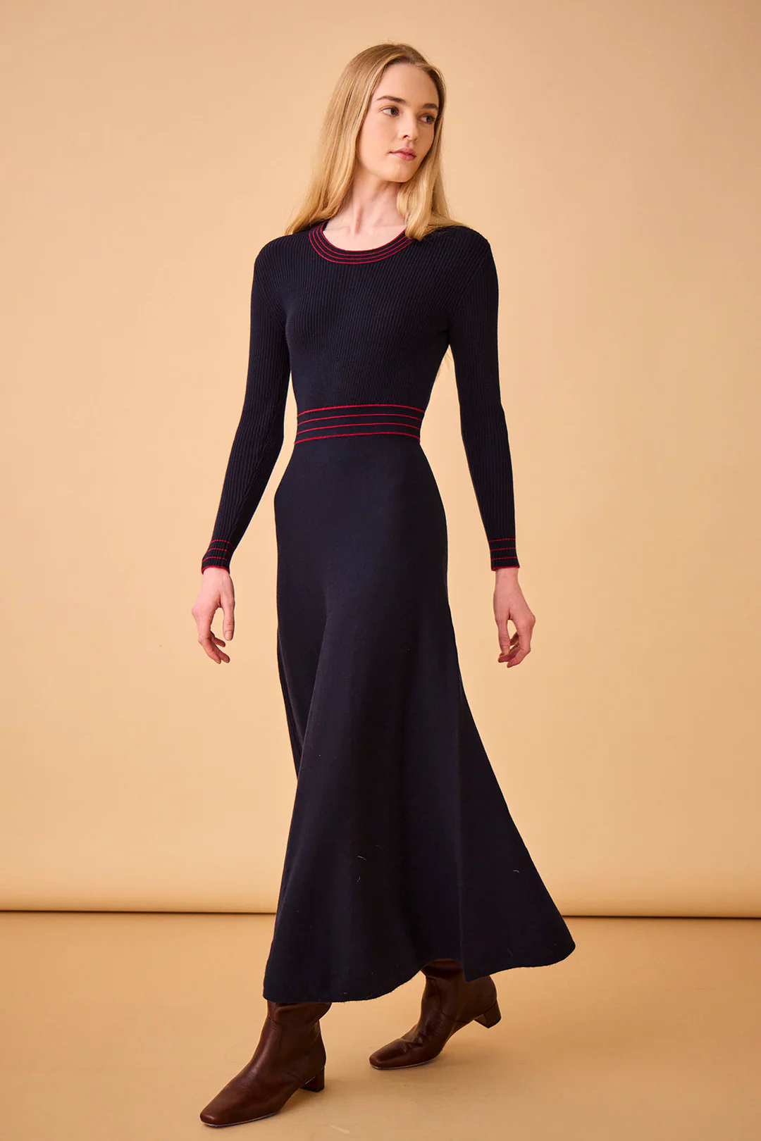 Hunter Bell Beatrice Dress - Navy